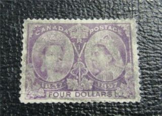 Nystamps Canada Stamp 64 Un$1500 Vf D11x1898