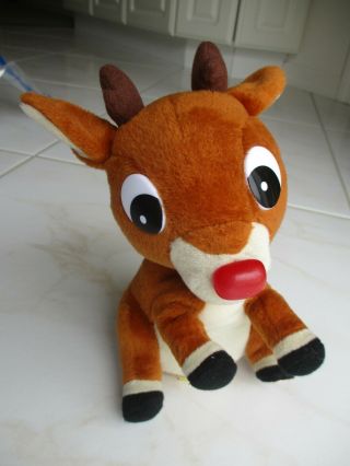 2004 Gemmy Plush Singing Rudolph The Red - Nosed Reindeer 3