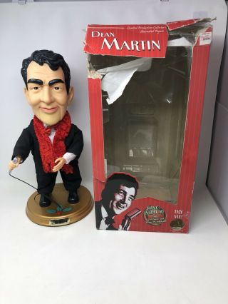 Dean Martin Animated Gemmy Holiday Singing Doll And Box