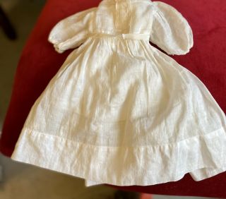 Gorgeous Antique Cotton Dress For French / German Bisque Doll Or Vintage Doll