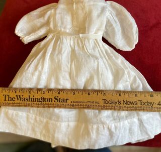 Gorgeous Antique Cotton Dress For French / German Bisque Doll Or Vintage Doll 2