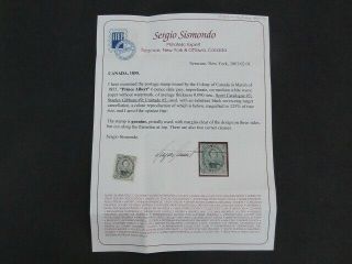 Nystamps Canada Stamp 5 $1500 Sergio Sismondo Certificate
