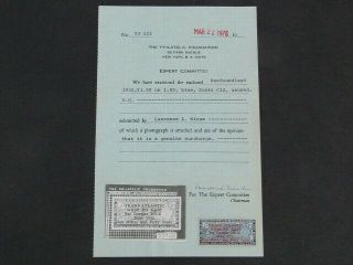 Nystamps Canada Newfoundland Stamp C12 Og H Vf Un$400 Pf Certificate