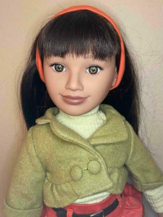 Karito Kids Give 21 " Gia From Italy Vinyl/cloth Girl Doll,  2006,  A/o,