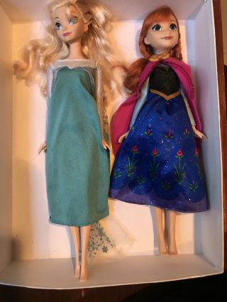 Disney Frozen Princess Elsa & Anna Barbie Doll Hasbro