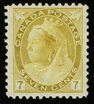 Canada Stamp Scott 81 7c Queen Victoria Lh Og Well Centered