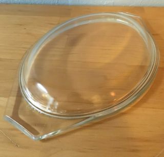 Vintage Pyrex Oval Casserole 043 Lid Only 943 Clear