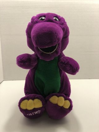 Barney The Purple Dinosaur 13 " Plush Stuffed Animal Lyons Group 1993 Golden Bear