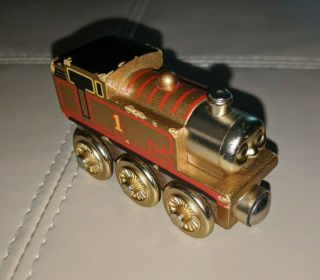 Thomas The Train Tank Limited 60 Year Edition Gold Engine Wooden Sodor Railway