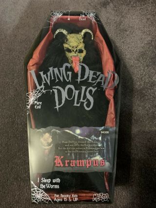 Living Dead Dolls Black Tan Krampus Open And Complete