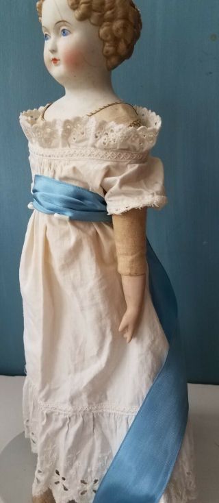 Antique 11 " Doll Dress For 15 - 16 - 17 " Large China Head Parian French Regency Style