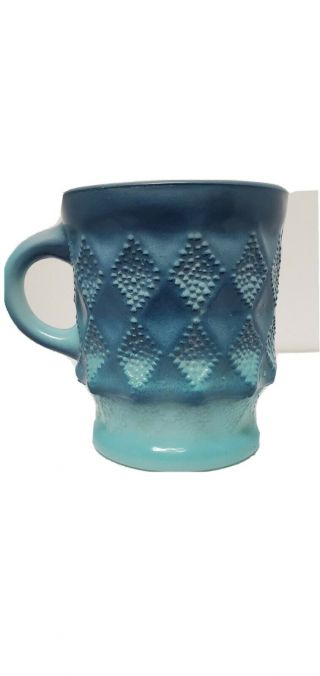 Vintage Anchor Hocking Fire - King Kimberly Coffee Mug/cup Blue