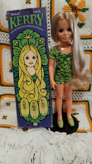 Vintage Ideal Kerry/ Crissy Hair Grow Doll With Box/extra Clothes & Shoes