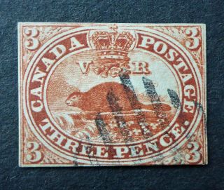 Canada 4 Imperf Beaver (thick Hard Paper) P Canada $1.  99 Combined Ship