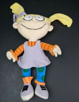 Vtg 1997 Nickelodeon Rugrats Angelica Pickles Doll Plush 12 "