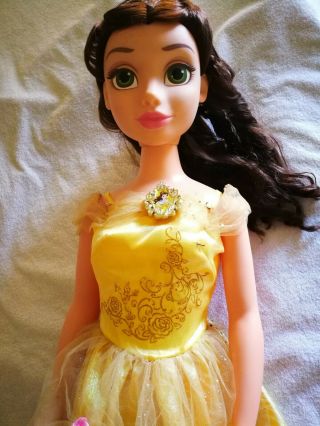 Disney Princess Belle My Size Doll 38 " Tall From Beauty & The Beast Life Sz Nib