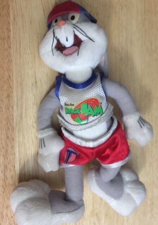 Vintage Bugs Bunny 1996 9 " Space Jam Plush Doll Stuffed Animal
