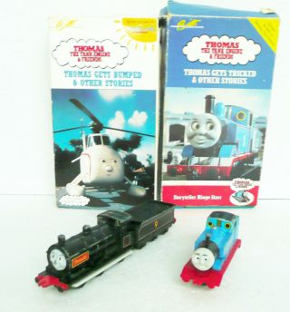 2 Vhs Tapes,  Ertl 1992 9 Donald 1986 1 Thomas The Tank Engine & Friends Train