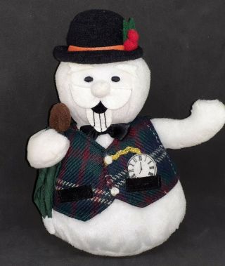 Vintage Stuffins Rudolph Red Nose Reindeer & Misfits 1999 Sam The Snowman Plush