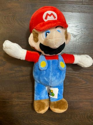 Nintendo Mario Bros Mario 11” Inch Plush Stuffed Doll Video Game Figure