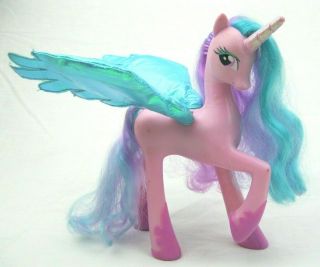 My Little Pony Mlp Princess Celestia 8.  5 " Talking Light - Up Wings Unicorn