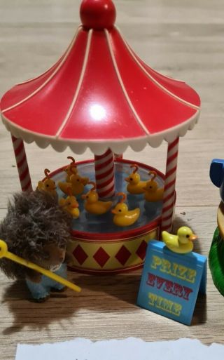 Sylvanian Families Retired Hook A Duck,  Teacup Ride,  Rocking Horse & Figures 3