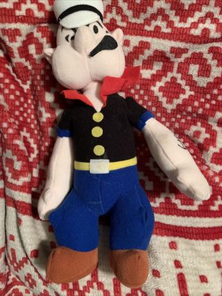 Vintage 1992 Popeye 12” Plush Doll From Play By Play