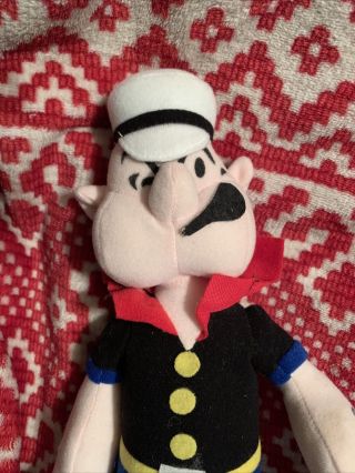 Vintage 1992 Popeye 12” Plush Doll From Play By Play 2