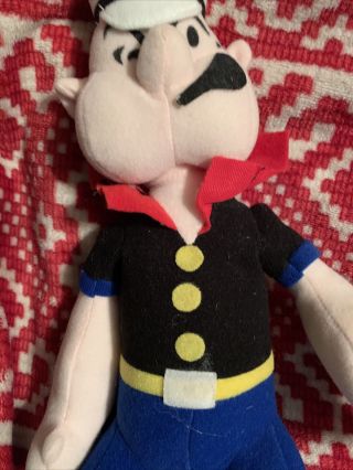 Vintage 1992 Popeye 12” Plush Doll From Play By Play 3