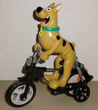 Vintage 1996 Hanna Barbera Scooby - Doo On Bmx Bike Figurine Toy