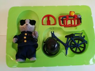 Sylvanian Families - TOMY Vintage PC Roberts With Bicycle Figure Set 2