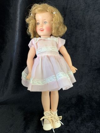 Shirley Temple 12” Ideal Doll Well Loved 1950 