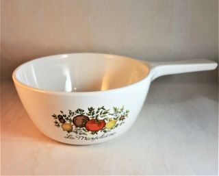 Spice Of Life Corning 1.  5 Pint Menuette Pan Vegetable Band Pyrex Centura Lid