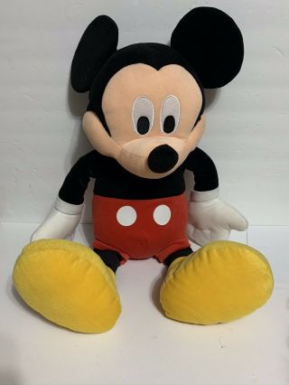 Large Disney Mickey Mouse Plush Stuffed Toy 28 " Dream International (bls)
