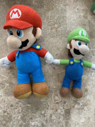 Mario Brothers Mario Plush Doll Stuffed Animal Figure Toy 10 " 2012,  Luigi
