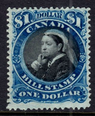 Canada Third Bill Issue Fb52 $1 Blue,  Black,  1868,  F,  Mnh