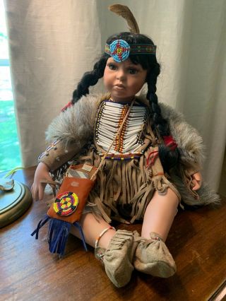Timeless Numbered Porcelain Indian Baby Doll