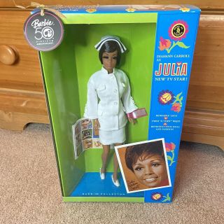 Barbie 50th Anniversary Diahann Carroll As Nurse Julia Doll