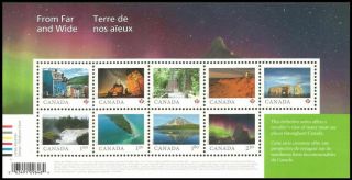 Canada 3056 From Far And Wide Mnh Souvenir Sheet