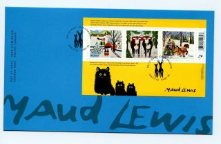 2020 Canada Christmas Maud Lewis Fdc Souv Sht At Canadapost Art A469