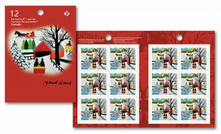 2020 - Canada - Maud Lewis: Permanent Domestic Rate Stamps - Booklet Of 12 - Mnh