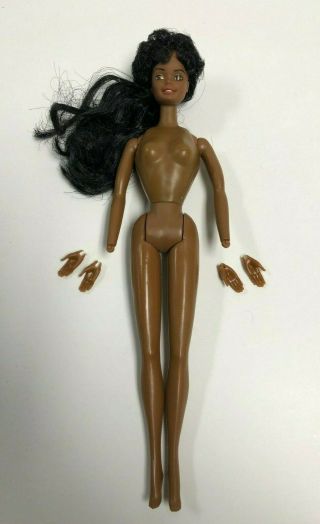1979 Mattel Beauty Secrets Barbie African American Aa Black Superstar