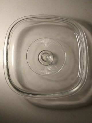 Pyrex Clear Glass Square 8 " X8 " Casserole Dish Replacement Lid A9ca