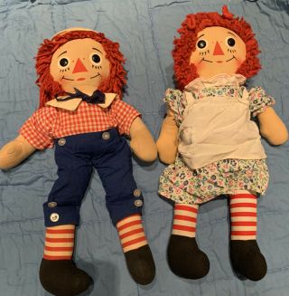 Raggedy Ann And Andy Vintage 1970 