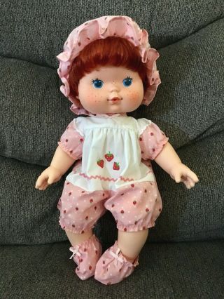 Vintage 1982 Kenner Strawberry Shortcake Blow A Kiss 13 " Doll Unplayed With Cond