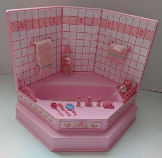 Vintage Mattel Barbie Beauty Bath Set 1987 - Sweet Roses Everything