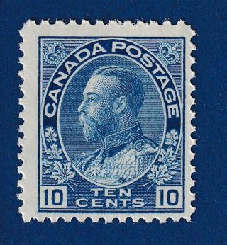 Canada Stamps 117 10c Blue Kgv Admiral Issue F/f,  Mnh