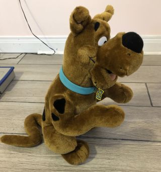 Hanna - Barbera 2001 Talking Scooby - Doo Dog 13 " Plush Stuffed Animal Toy Cartoon