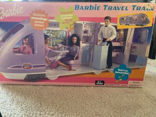 2001 Barbie Travel Train Playset