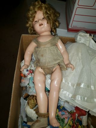 Antique Shirley Temple Ideal Doll 1930 